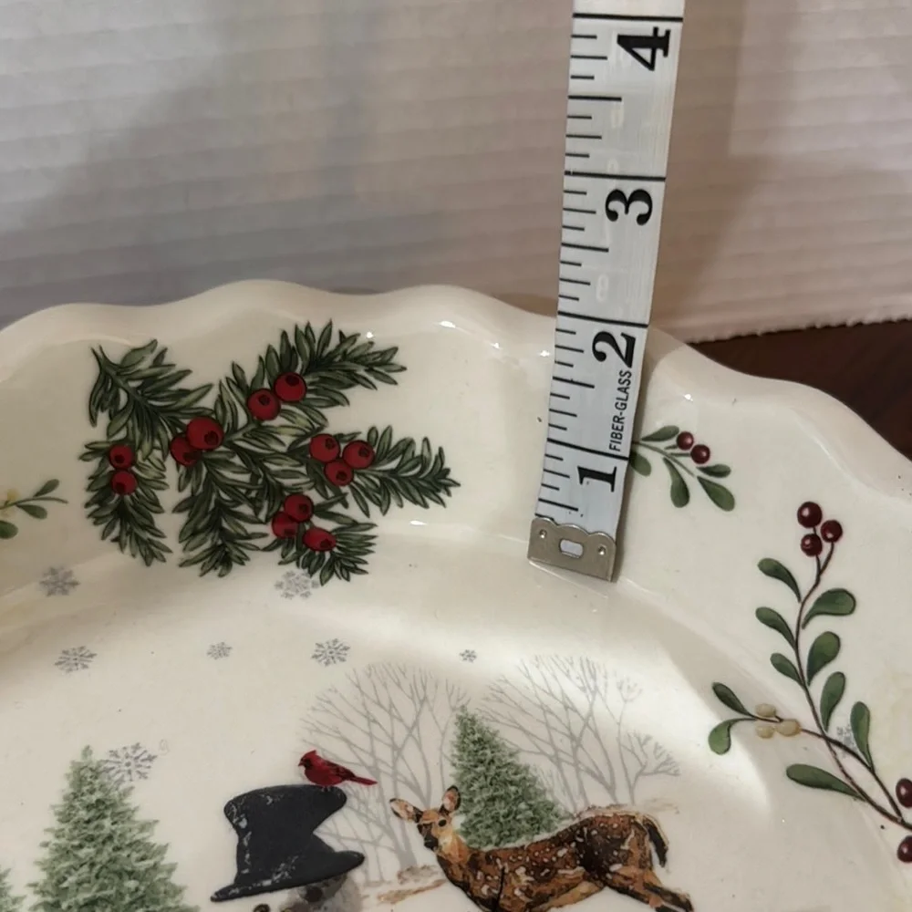 Festive Snowman Pie Dish - Picture 2 of 5